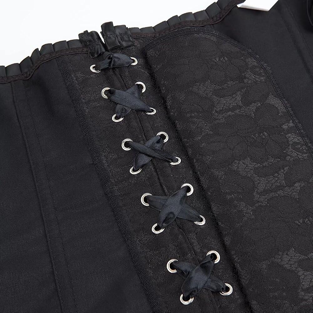 Amazon.com: Black Corset Top Princess Overbust Bustier